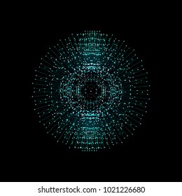 Bright shining neon lights vector background