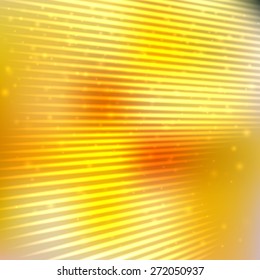 Bright shining with particles on blurred background. Vector illustration for your design