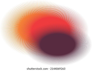 A bright shining star. Vector file.