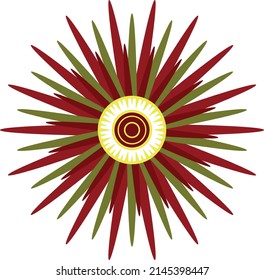 A bright shining star. A vector file is useful for creating your designs.