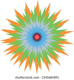 A bright shining star. A vector file is useful for creating your designs.