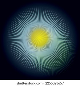 A bright shining star.  Vector file for designs.