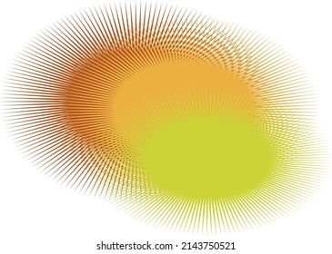 A bright shining star in warm red and yellow tones. Vector file.