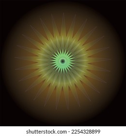 Bright shining stars.  Vector file for designs.