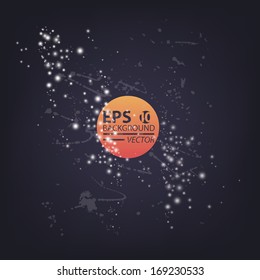 Bright shiny abstract background vector