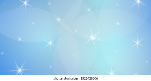 Bright shiny abstract Christmas background with snowflakes. New Year greeting card vector design