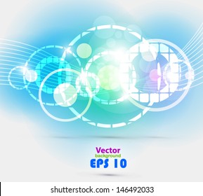 Bright shiny background