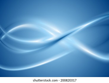 Bright shiny waves background. Vector design