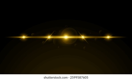 Bright and Shiny Yellow Glitter Sparkle Background with Glowing Highlights and Soft Blurred Light