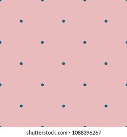 bright simple seamless flower dotted pattern