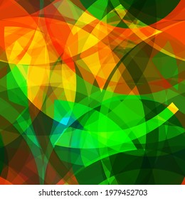 Bright simple seamless pattern from round elements and circles. Abstract vector background for web page, banners backdrop, fabric, home decor, wrapping