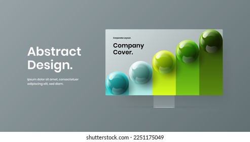 Bright site vector design illustration. Unique display mockup web banner concept.
