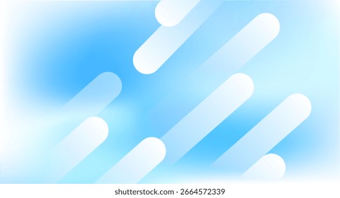 Gradiente azul celeste y blanco brillante con Formas geométricas en diagonal, que ofrecen un aspecto abstracto limpio y moderno.