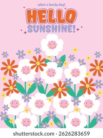 Bright smiles bloom in a pastel garden of joy. Say hello to sunshine and let your day blossom!