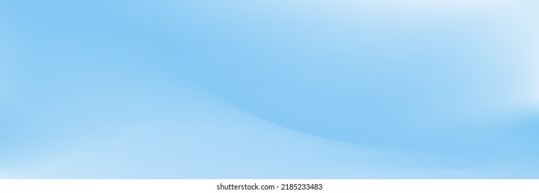 Bright Smooth Blue Curve Color Smooth Surface. Soft Sky Ocean Blurry Liquid Wallpaper. Cloudy Wavy Fluid Light Turquoise Flow Gradient Mesh. Water White Summer Pastel Vibrant Gradient Background.