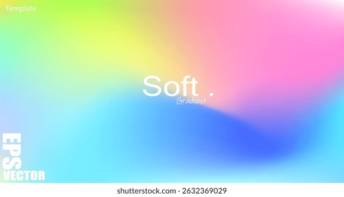 Bright and smooth multicolor gradient EPS vector perfect for modern backgrounds, vibrant designs, digital art, branding, and web projects.
