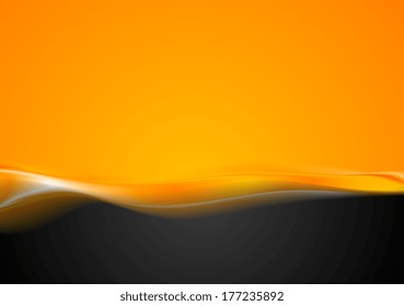 Bright smooth waves abstract vector design