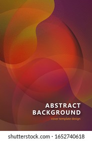 Bright smooth wavy shapes, transparency, many particles. Corporate design template, digital curve, presentation element, banner design. Vector illustration