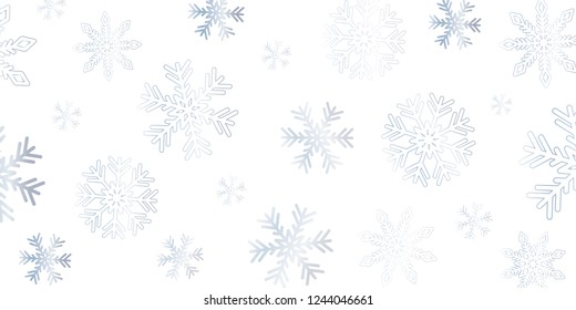 bright snowflake winter background vector illustration EPS10