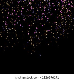 Bright socks on a black background Vector illustration 