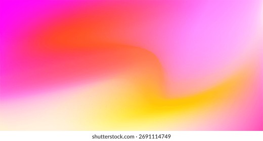 Gradiente suave e brilhante com tons rosas, amarelos e laranjas. adequado para banners, papéis de parede e projetos de design modernos. Ideal para conceitos criativos, branding e arte digital.