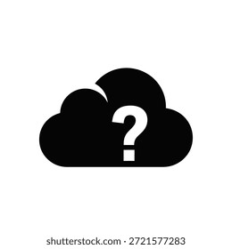Helles, weiches Cloud-Symbol mit glatten Kurven und sauberem Design für die digitale Nutzung.