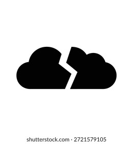 Bright, soft-edged cloud icon with smooth curves and clean design for digital use.