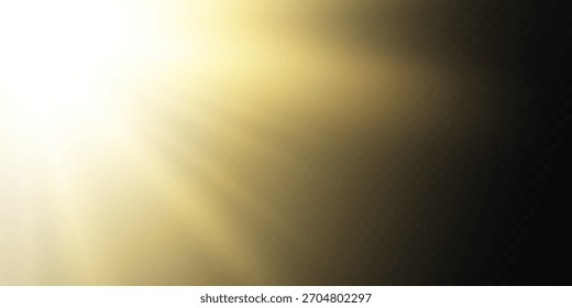 Brillante flash solar y la superposición de brillo radiante.