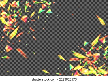 Bright Spark Background Transparent Vector. Element Happy Design. Green Vintage Template. Shine Reflex. Shimmer Layer Illustration.