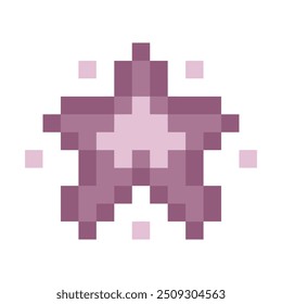 bright sparkle star pixel art

