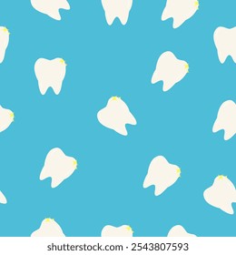 Padrão brilhante sem emenda do dente brilhante 