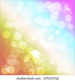 bright sparkles and flares on a colored background