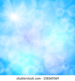 Bright sparkling background, vector illustration