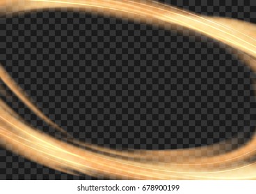 Bright speed light trail abstract futuristic graphic frame space neon shine motion easy to create modern effect. Vector illustration