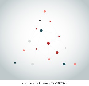 Bright splash particle background