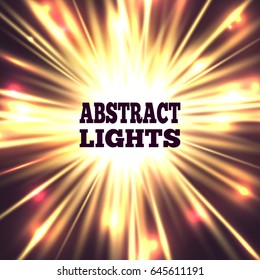 The bright spot, the glow and glare.Vector illustration can be used for web design, wallpapers, futuristic designs and banners.
