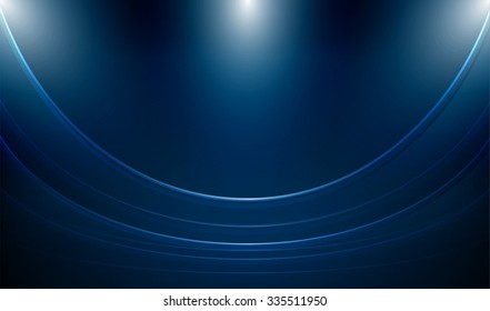 bright spotlights vector design