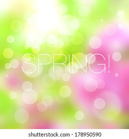 Bright spring background