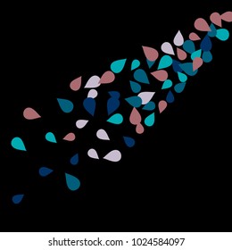 Bright spring background with colored petals. Simple gentle template for the card, invitation, printing. Fashionable decoration with beautiful petals.