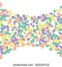Bright spring background with colored petals. Simple gentle template for the card, invitation, printing. Fashionable decoration with beautiful petals.