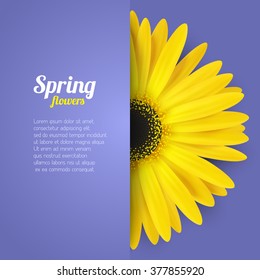 Bright Spring Background Design. Vector Resizable Illustration.