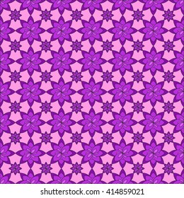 Bright spring background image of flowers of lilac color. vector illustration. for design, printing and presentations.