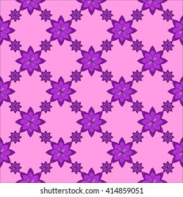 Bright spring background image of flowers of lilac color. vector illustration. for design, printing and presentations.
