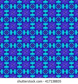 Bright spring background image of flowers of blue color. vector illustration. for design, printing and presentations.