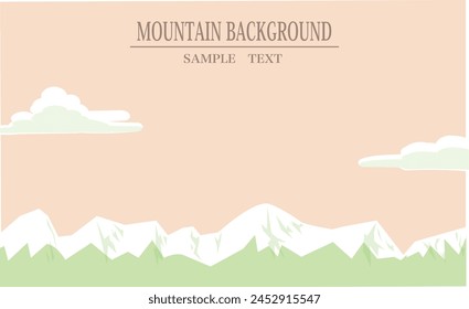 Bright spring forest background illustration material