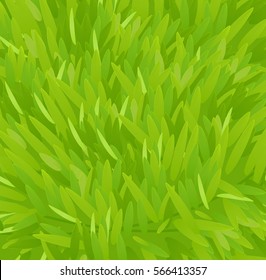 Bright spring lawn.Colorful summer background.Vector illustration.Eps 10