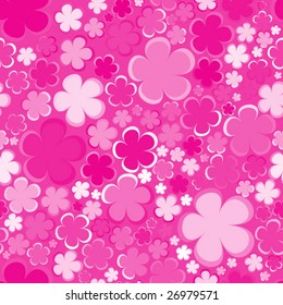 Bright spring time vector pattern