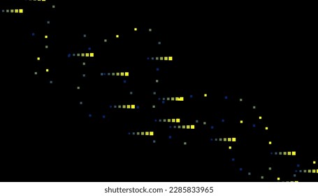 Bright squares on a black background. Festive background, disco. Design element, festive unusual background. Vector illustration, eps 10