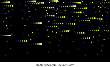 Bright squares on a black background. Festive background, disco. Design element, festive unusual background. Vector illustration, eps 10