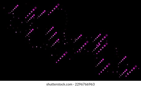 Bright squares on a black background. Festive background, disco. Design element, festive unusual background. Vector illustration, eps 10